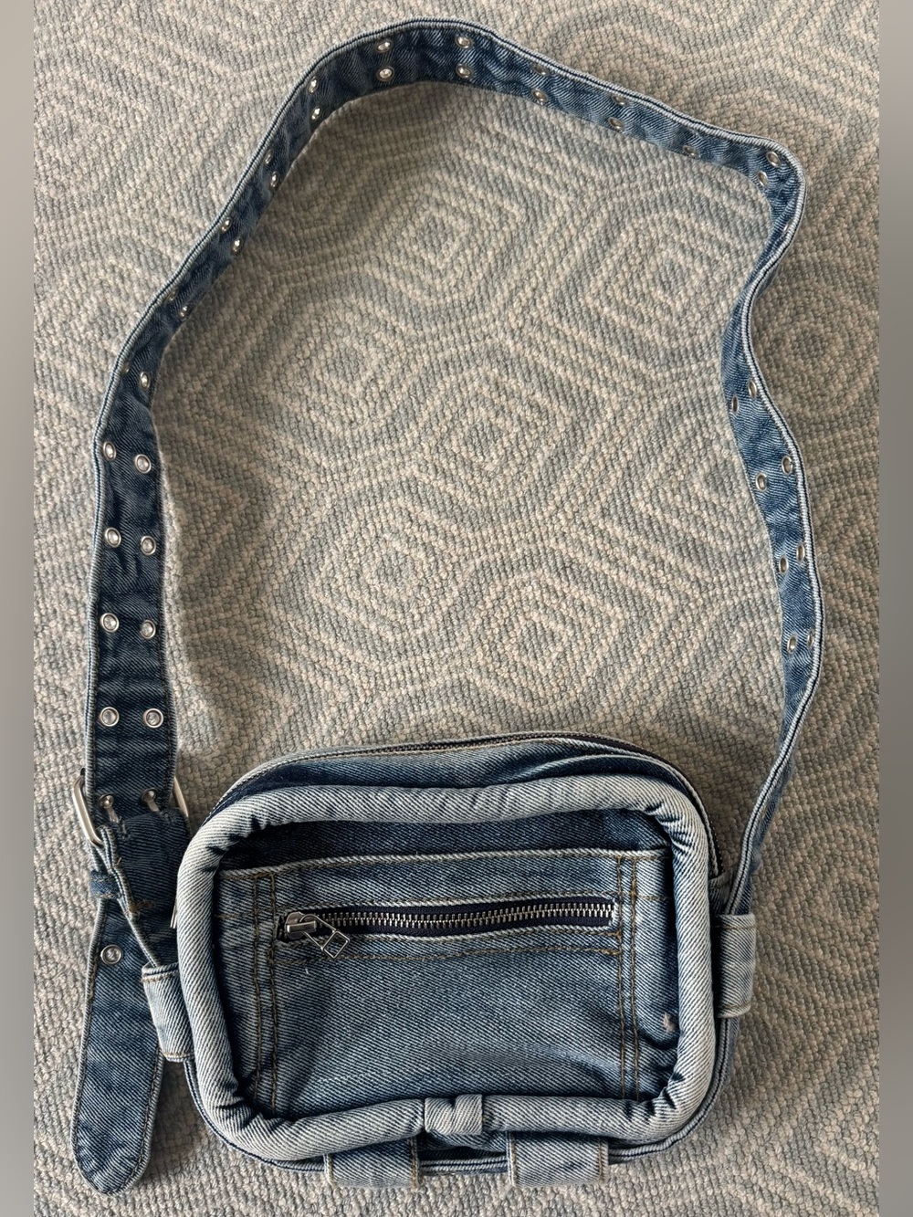 Denim Crossbody Bag